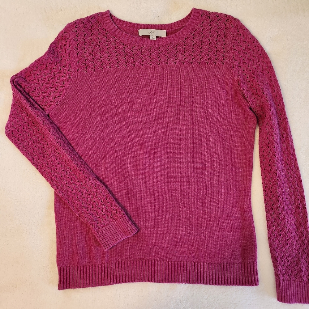 EUC LOFT cotton sweater